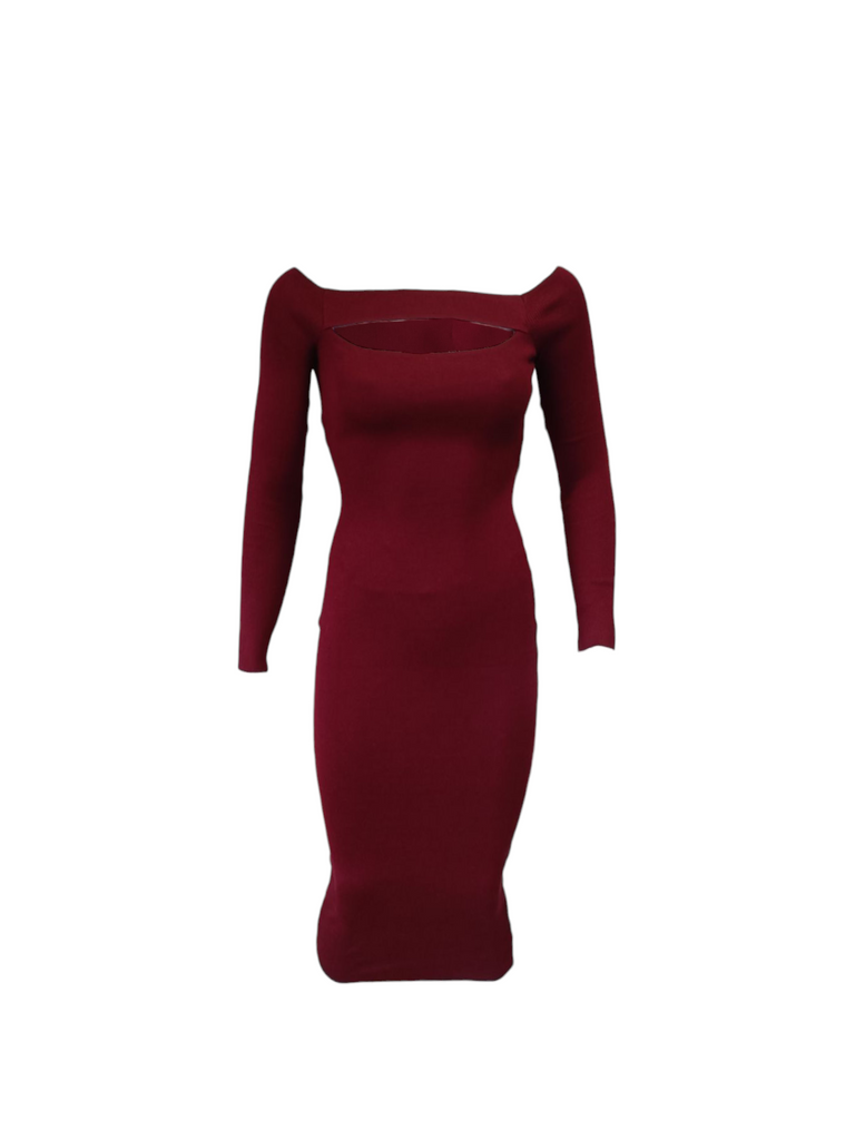 Burgundy Dress