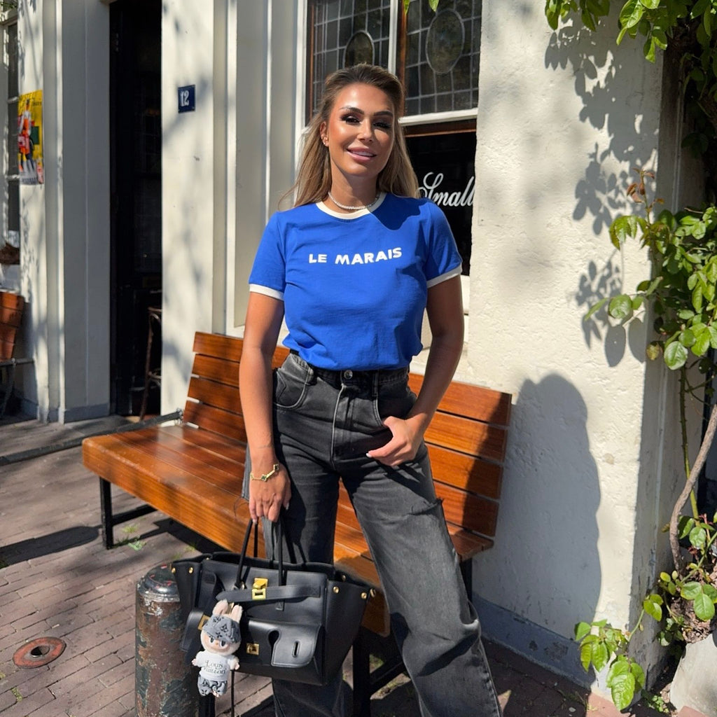 Le marais shirts blauw 