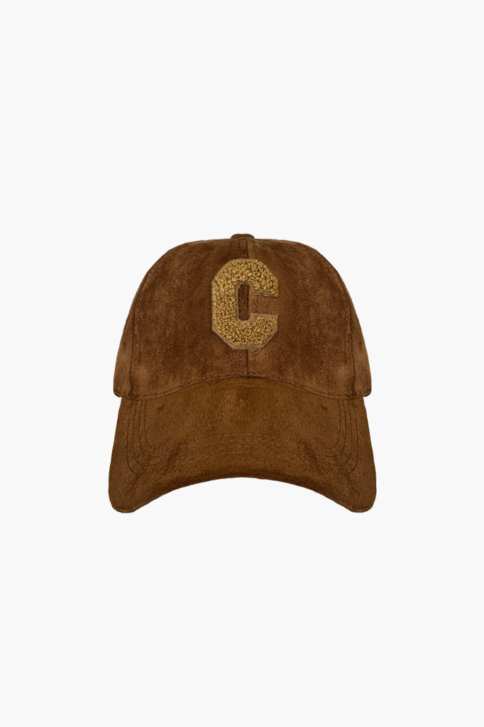 c cap bruin suede