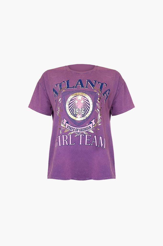 Paars atlanta shirt purple