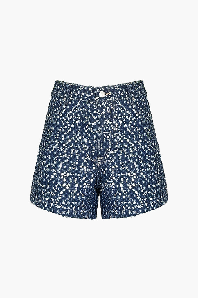 short met pailletten