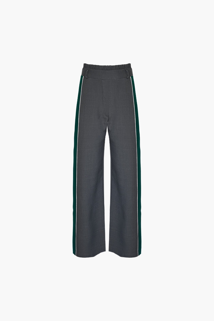 green stripe pantalon