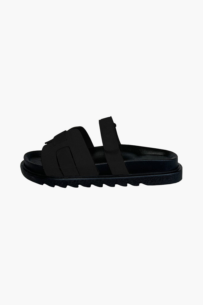 inspired sandals black